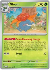 Gloom - 044/165 - Uncommon Reverse Holo - Inglés