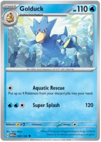Golduck - 055/165 - Uncommon Reverse Holo - Inglés