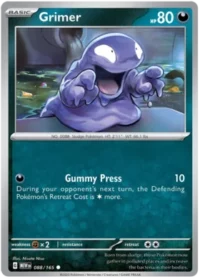 Grimer - 088/165 - Common Reverse Holo - Inglés