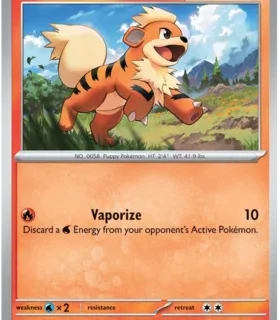 Growlithe - 058/165 - Common Reverse Holo - Inglés