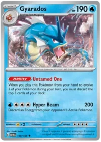Gyarados - 130/165 - Holo Rare - Inglés
