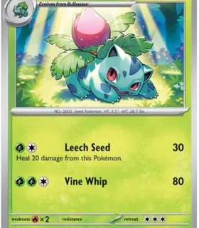 Ivysaur - 002/165 - Uncommon Reverse Holo - Inglés