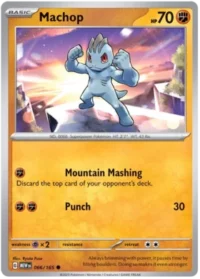 Machop - 066/165 - Common Reverse Holo - Inglés