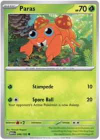 Paras - 046/165 - Common Reverse Holo - Inglés