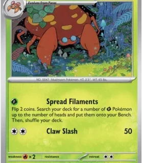 Parasect - 047/165 - Uncommon Reverse Holo - Inglés