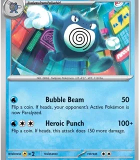 Poliwrath - 062/165 - Uncommon Reverse Holo - Inglés