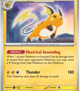 Raichu - 026/165 - Holo Rare - Inglés