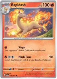 Rapidash - 078/165 - Uncommon Reverse Holo - Inglés