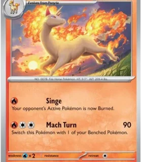 Rapidash - 078/165 - Uncommon Reverse Holo - Inglés