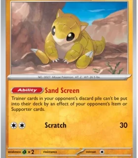 Sandshrew - 027/165 - Common Reverse Holo - Inglés