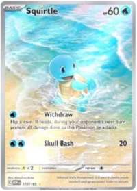 Squirtle - 170/165 - Illustration Rare - Inglés
