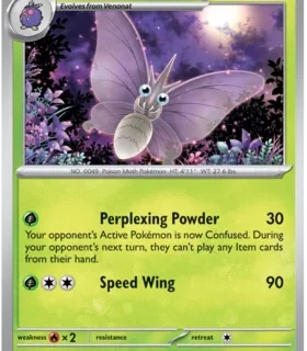 Venomoth - 049/165 - Uncommon Reverse Holo - Inglés