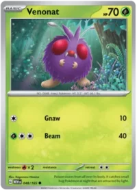 Venonat - 048/165 - Common Reverse Holo - Inglés