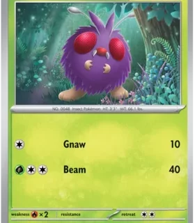 Venonat - 048/165 - Common Reverse Holo - Inglés