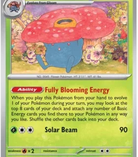 Vileplume - 045/165 - Holo Rare - Inglés