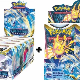 Pack Booster Box + 10 Build and Batlle Silver Tempest - Español (Case sellado)