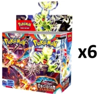 6x Booster Box Obsidian Flames - Inglés (Case sellado)