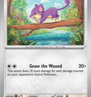 Rattata - 019/165 - Common Reverse Holo - Inglés