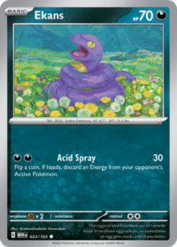 Ekans - 023/165 - Common Reverse Holo - Inglés