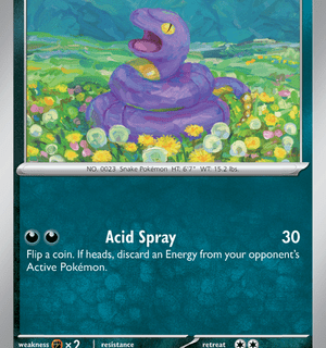 Ekans - 023/165 - Common Reverse Holo - Inglés