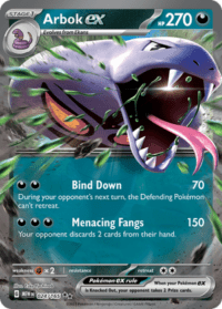 Arbok ex - 024/165 - Ultra Rare - Inglés