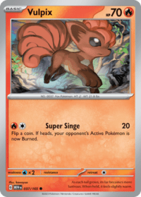 Vulpix - 037/165 - Common Reverse Holo - Inglés
