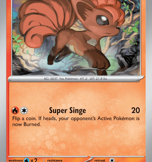 Vulpix - 037/165 - Common Reverse Holo - Inglés