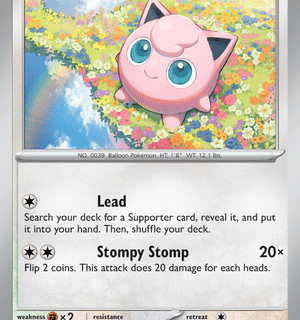 Jigglypuff - 039/165 - Common Reverse Holo - Inglés