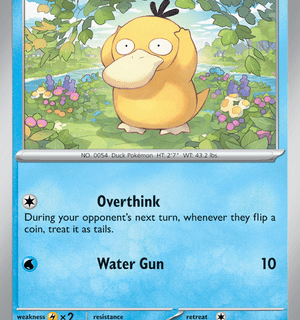 Psyduck - 054/165 - Common Reverse Holo - Inglés
