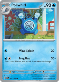 Poliwhirl - 061/165 - Common Reverse Holo - Inglés