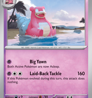 Slowbro - 080/165 - Uncommon Reverse Holo - Inglés