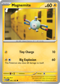 Magnemite - 081/165 - Common Reverse Holo - Inglés