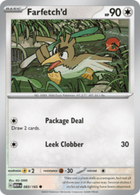 Farfetch'd - 083/165 - Common Reverse Holo - Inglés