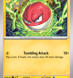 Voltorb - 100/165 - Common Reverse Holo - Inglés