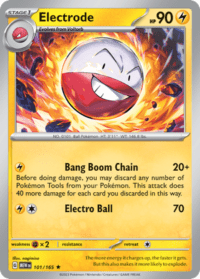 Electrode - 101/165 - Holo Rare - Inglés