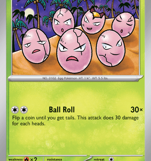 Exeggcute - 102/165 - Common Reverse Holo - Inglés