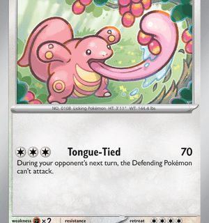 Lickitung - 108/165 - Common Reverse Holo - Inglés