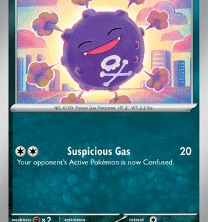 Koffing - 109/165 - Common Reverse Holo - Inglés