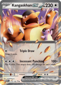 Kangaskhan ex - 115/165 - Ultra Rare - Inglés