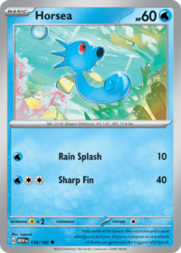 Horsea - 116/165 - Common Reverse Holo - Inglés
