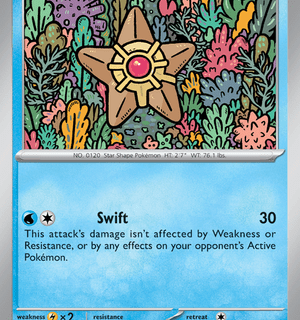 Staryu - 120/165 - Common Reverse Holo - Inglés