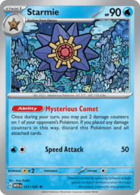Starmie - 121/165 - Holo Rare Reverse Holo - Inglés