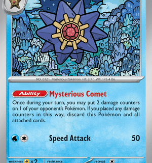 Starmie - 121/165 - Holo Rare - Inglés