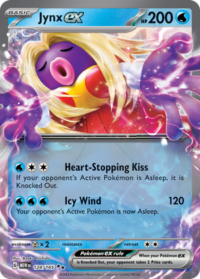 Jynx ex - 124/165 - Ultra Rare - Inglés