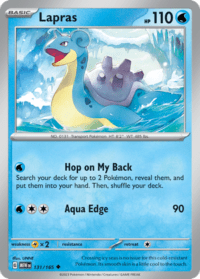 Lapras - 131/165 - Uncommon Reverse Holo - Inglés