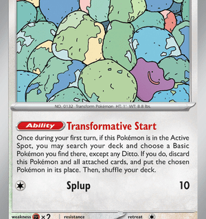 Ditto - 132/165 - Rare - Inglés (No holo)