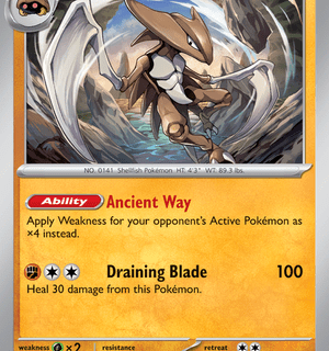 Kabutops - 141/165 - Holo Rare - Inglés