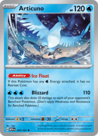 Articuno - 144/165 - Holo Rare - Inglés