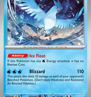 Articuno - 144/165 - Holo Rare - Inglés