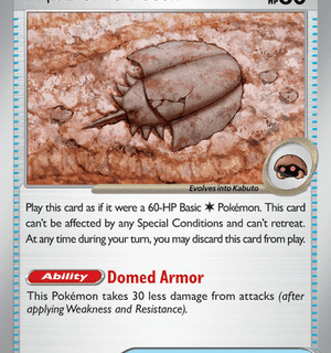 Antique Dome Fossil - 152/165 - Common - Inglés